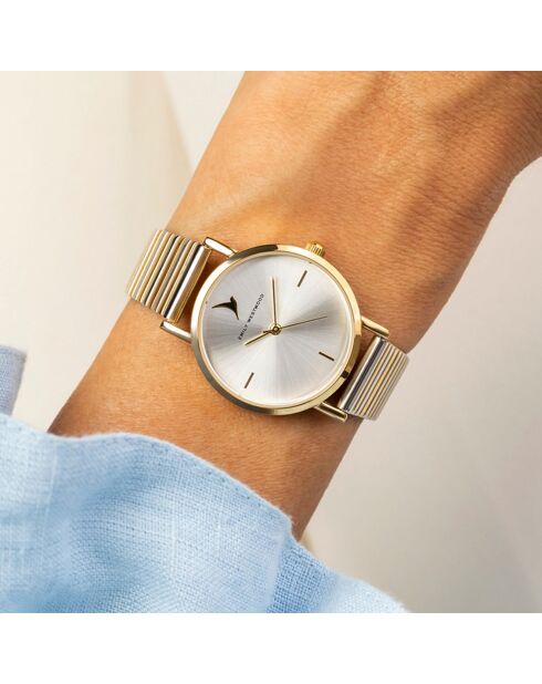 Montre en Acier argenté/doré