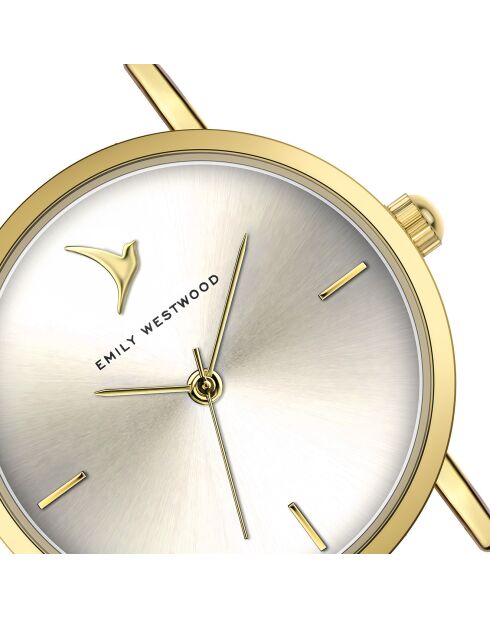 Montre en Acier argenté/doré