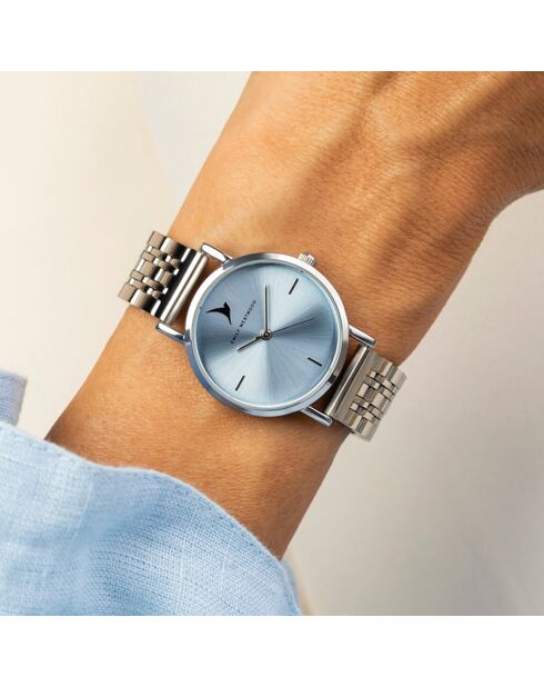 Montre en Acier argentée