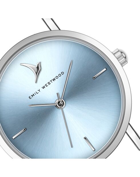 Montre en Acier argentée