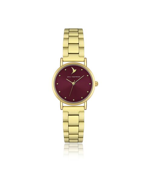Montre en Acier dorée