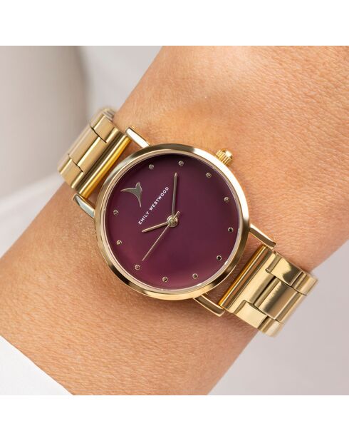 Montre en Acier dorée