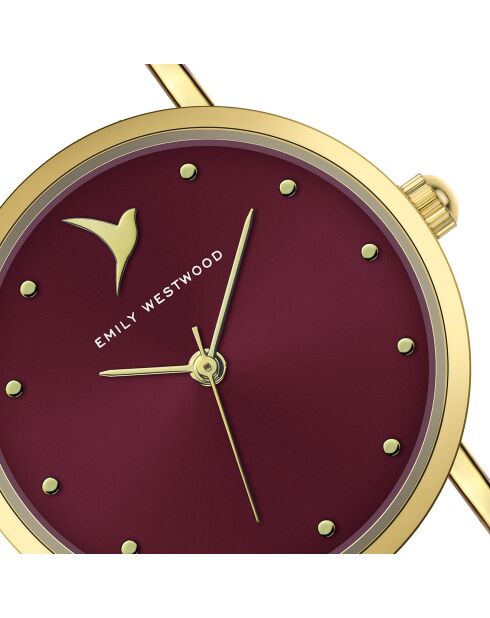 Montre en Acier dorée