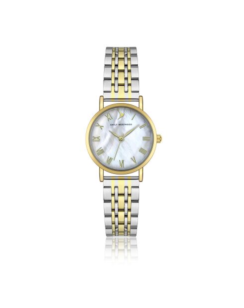 Orologio in acciaio argento/oro