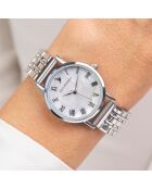 Montre en Acier argentée