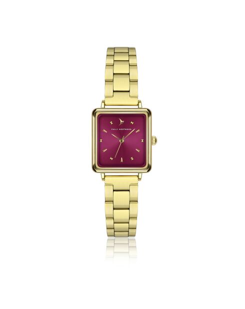 Montre en Acier dorée