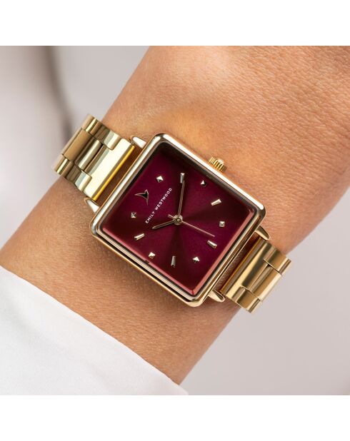 Montre en Acier dorée