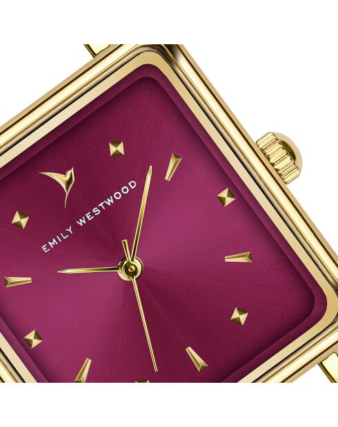 Montre en Acier dorée