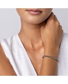 Bracciale Paris in acciaio argentato