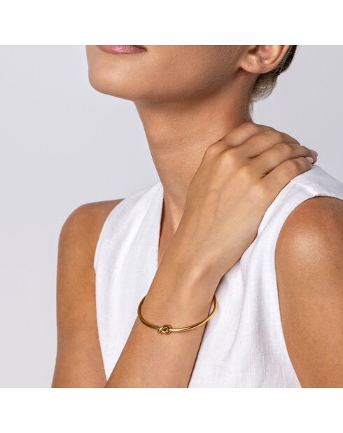 Veronica geelvergulde stalen armband