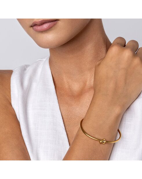 Veronica geelvergulde stalen armband