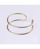 Bracelet en Acier plaqué Or jaune doré