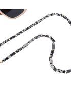 Chaîne de Lunettes Camila noir/blanc/doré