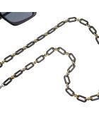 Chaîne de Lunettes Gianna noir/doré