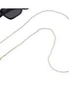 Chaîne de Lunettes Ella blanc/doré