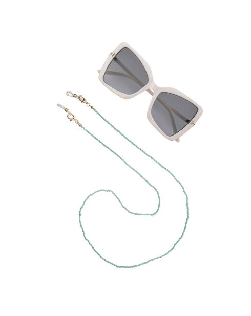 Chaîne de Lunettes Abigail menthe/doré