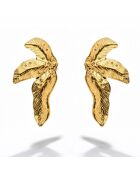 Boucles d'oreilles en Acier plaqué Or jaune dorées