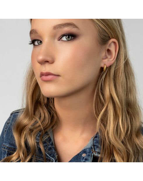 Goudgele vergulde stalen oorbellen