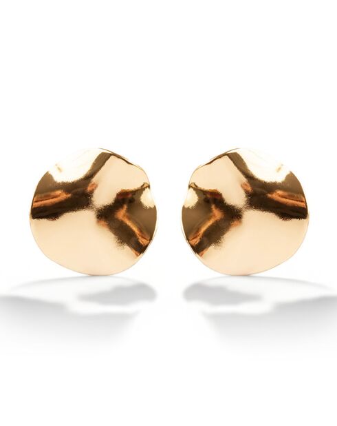 Goudgele vergulde stalen oorbellen