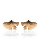 Boucles d'oreilles en Acier plaqué Or jaune dorées