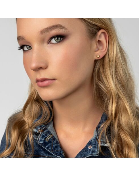 Goudgele vergulde stalen oorbellen