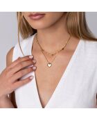 Collier Malani en Acier plaqué Or jaune doré