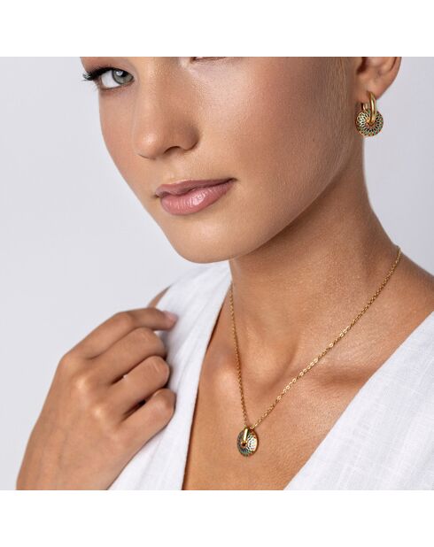 Collana Addilyn in acciaio placcato oro giallo