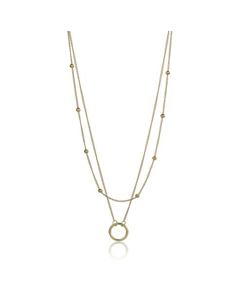 Collana Lyric in acciaio placcato oro giallo