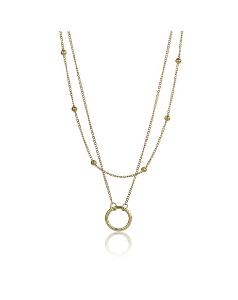 Collier Lyric en Acier plaqué Or jaune doré