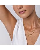 Collier Lyric en Acier plaqué Or jaune doré