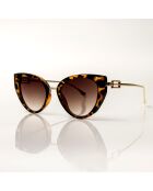 Lunettes de Soleil Mila écailles marron