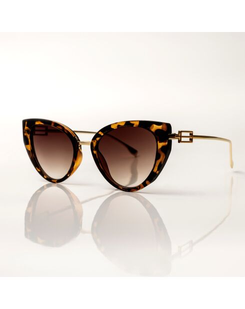 Lunettes de Soleil Mila écailles marron