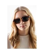Lunettes de Soleil Violet écailles marron
