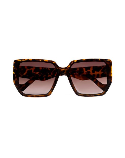 Lunettes de Soleil Hailey écailles marron