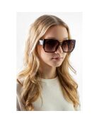 Lunettes de Soleil Hailey écailles marron