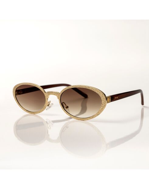 Lunettes de Soleil Zoey dorées