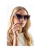 Lunettes de Soleil Scarlett écailles grises