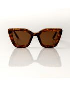 Lunettes de Soleil Hannah écailles marron