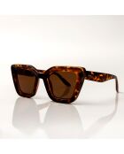Lunettes de Soleil Hannah écailles marron