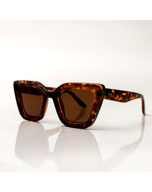 Lunettes de Soleil Hannah écailles marron