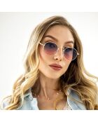 Lunettes de Soleil Charlie dorées