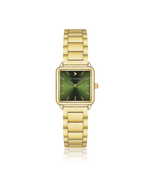 Montre en Acier dorée