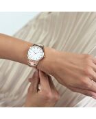 Montre en Acier rose doré
