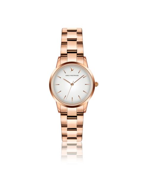 Montre en Acier rose doré