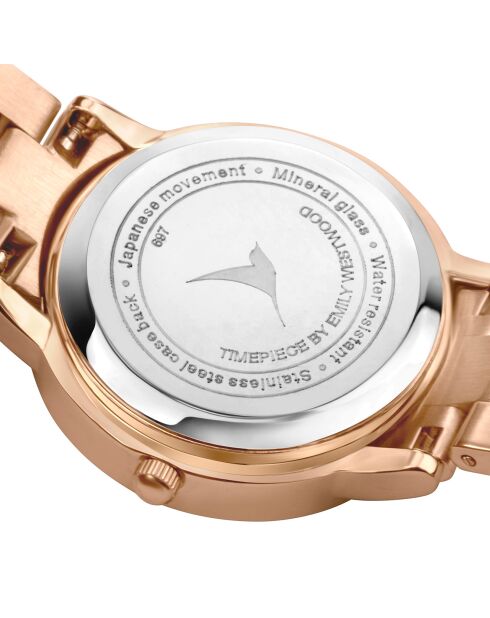 Montre en Acier rose doré