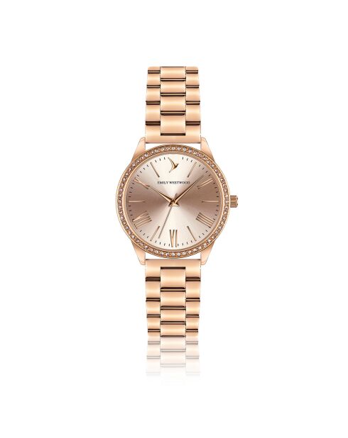 Montre en Acier rose doré