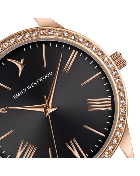 Montre en Acier rose doré