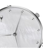 Montre en Cuir blanche