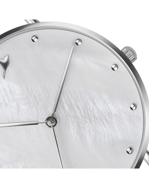 Montre en Cuir blanche