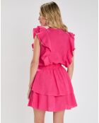 RESHOOT-Kleid Adele in Fuchsia